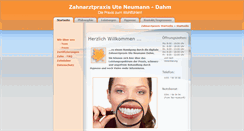Desktop Screenshot of neumann-dahm.de